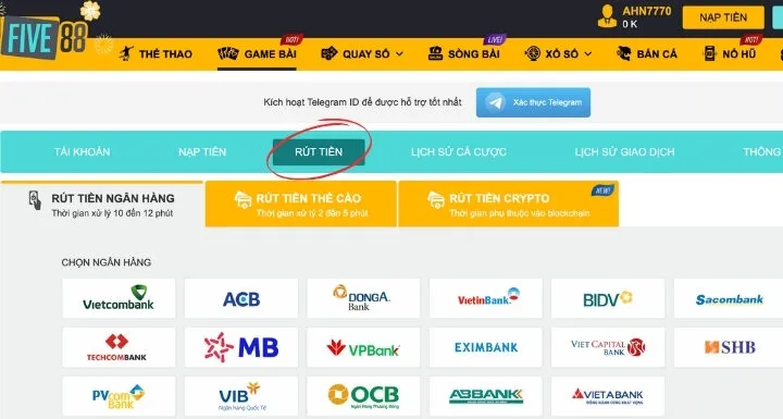 Một vài yêu cầu cụ thể về điều khoản sử dụng Five88